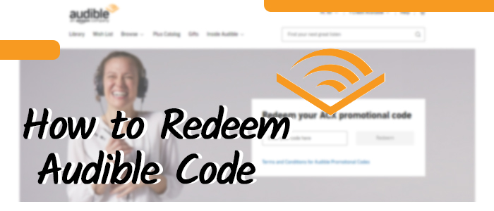 redeem audible code