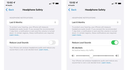 reduce loud sound on iphone