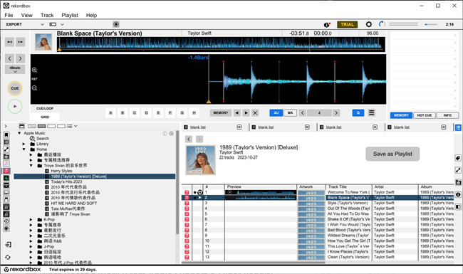 rekordbox apple music library tracks analyzed