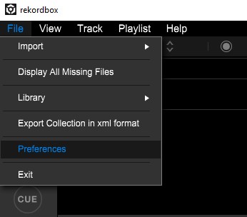 rekordbox preferences