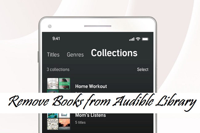 remove audible books from library