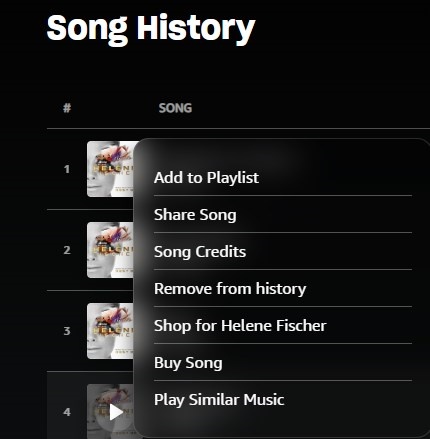 remove from history amazon music desktop