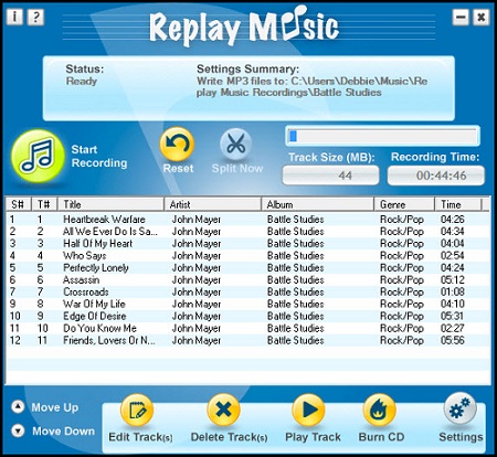 replay music spotify recorder