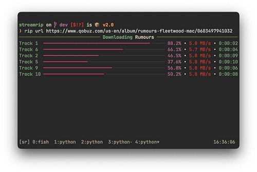 rip tidal tracks from streamrip