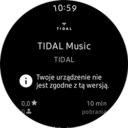 samsung galaxy watch link tidal