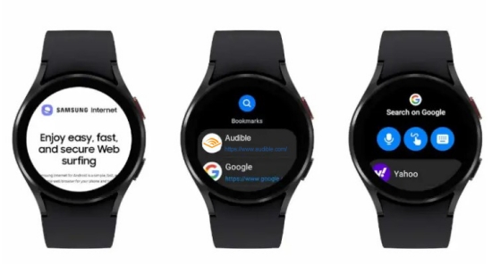 samsung internet browser on wear os