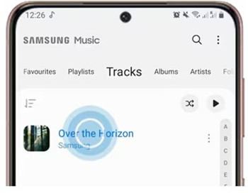 samsung music tracks