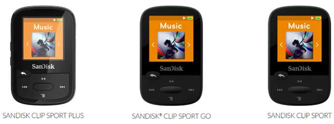 sandisk mp3 player