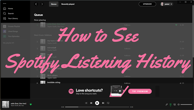 spotify listening history on windows spotify listening history on windows