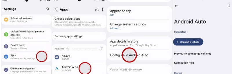 set up android auto