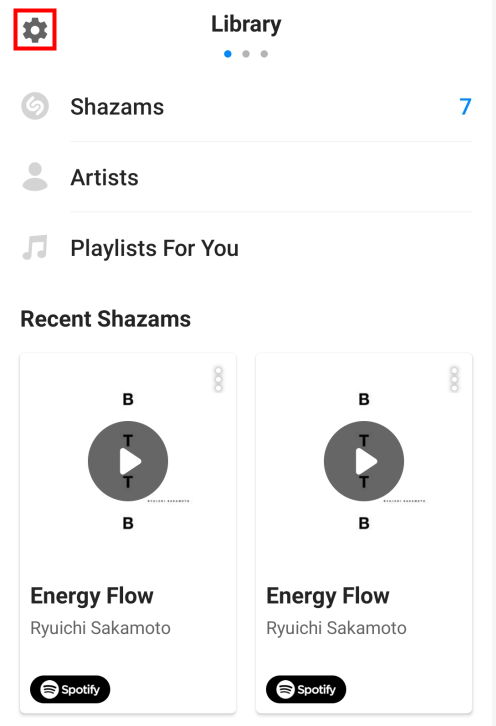 shazam settings