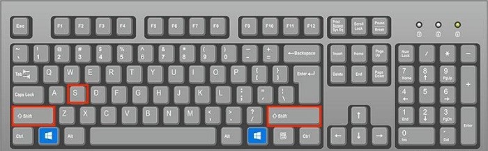 shift and s key on windows