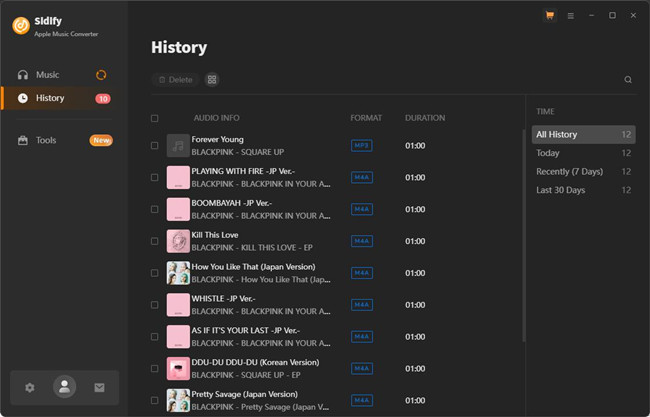 sidify apple music converter free trial convert the frist minute