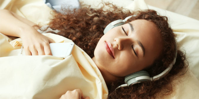 listen to audiobooks before bed