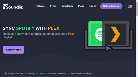 soundiiz sync spotify with plex