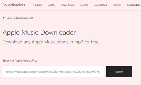 soundloaders apple music downloader web