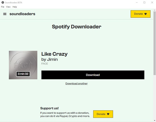 soundloaders download spotify songs