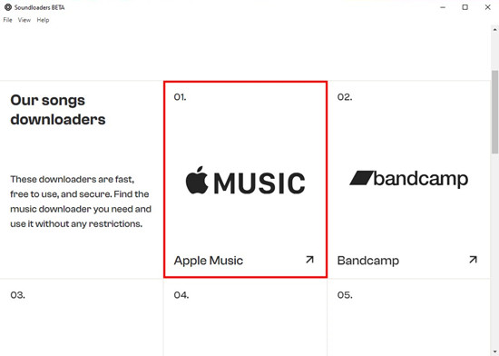 soundloaders select apple music