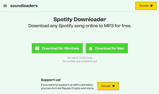 soundloaders spotify downloader