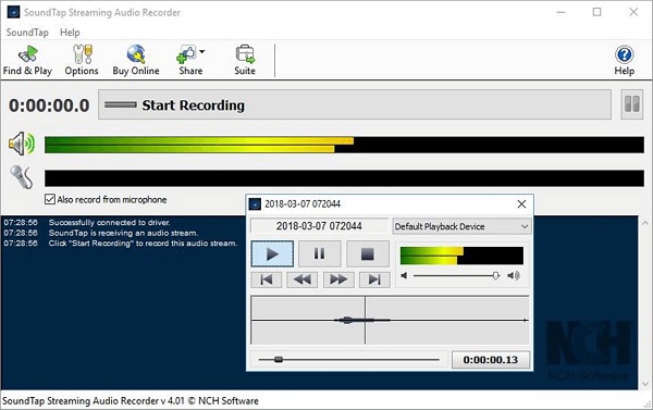 SoundTap Streaming Audio Recorder