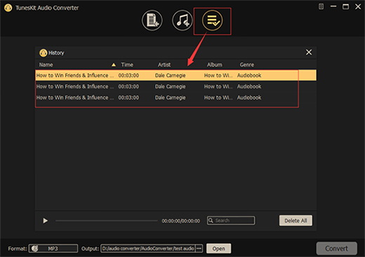 splitting files 2 audio converter