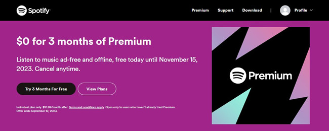 How to Get Spotify Premium Free Trial 1/3/4/6 Months - Tunelf