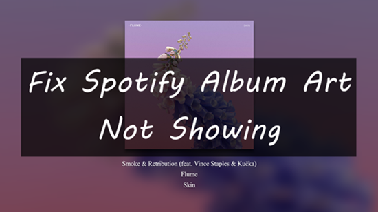 spotify album art now showing