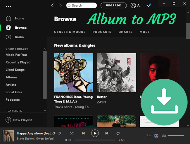 spotify album to mp3