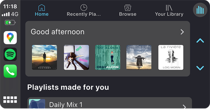 Spotiffy on Apple CarPlay