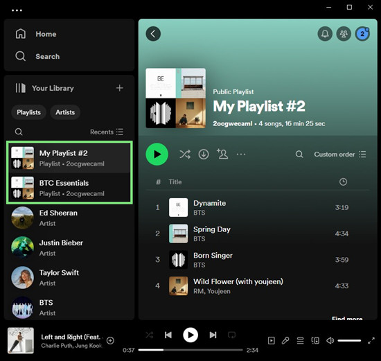spotify desktop duplicate playlists
