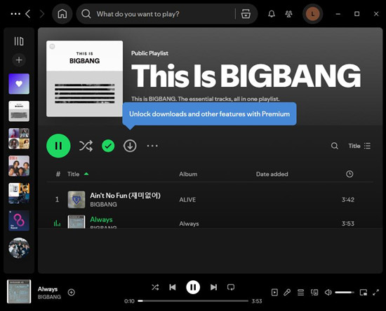 spotify desktop free unlock downloads and other featrues with premium