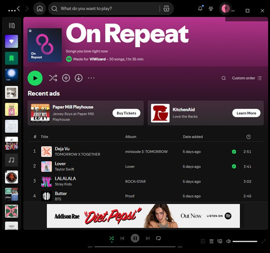 How to Repeat Songs on  on Mobile and Desktop