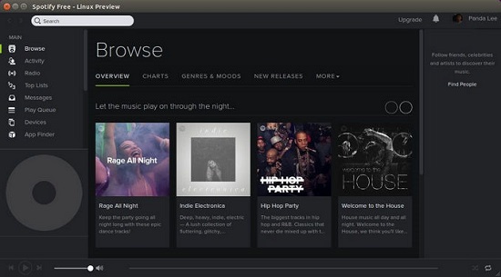 spotify for linux preview