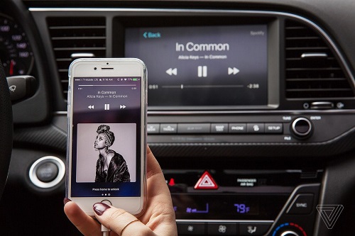 play spotify in cars