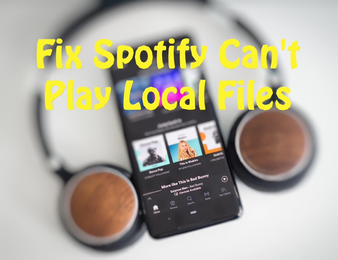 fix spotify can't play local files