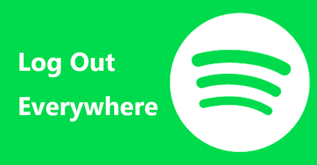 log out spotify