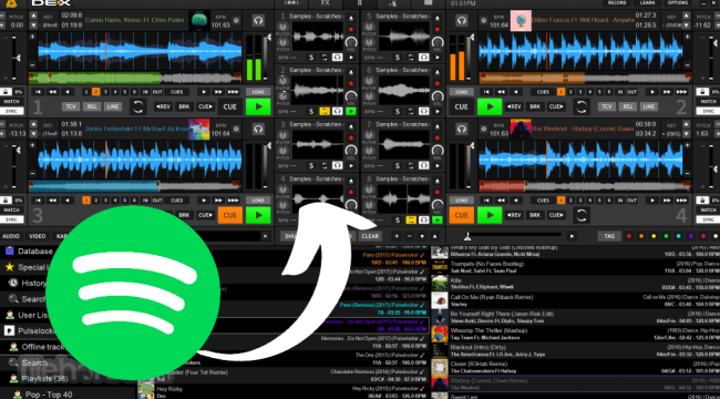 spotify on pcdj dex