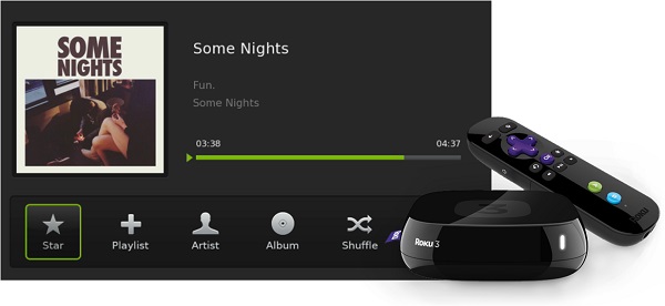 play spotify on roku