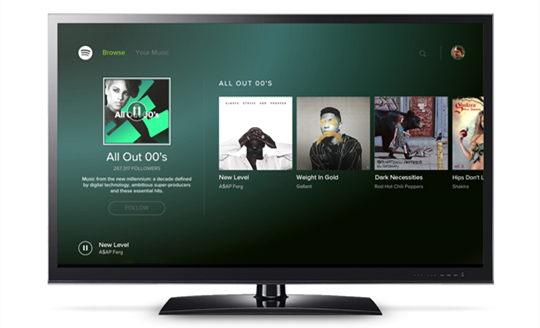 spotify on samsung tv