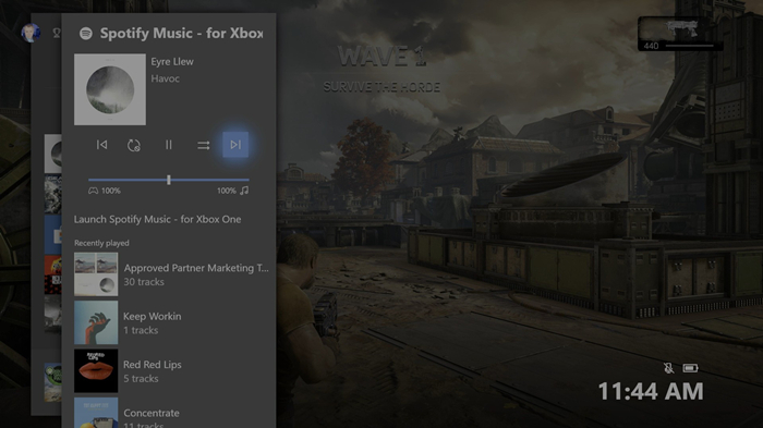 connect spotify to xbox one