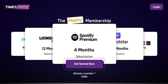 spotify premium timesprime