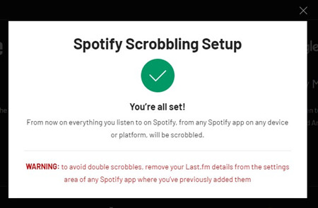 spotify scrobbling setup