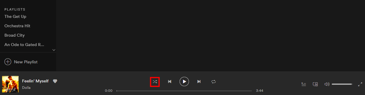 spotify shuffle