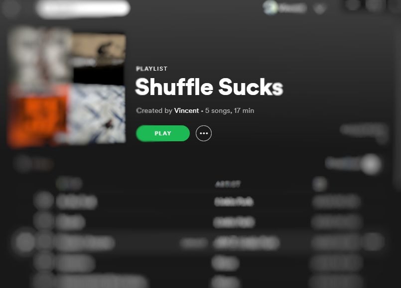 spotify shuffle sucks