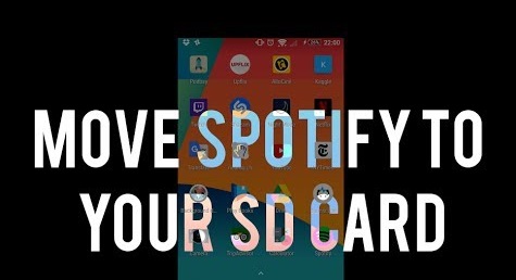 save spotify to sd card