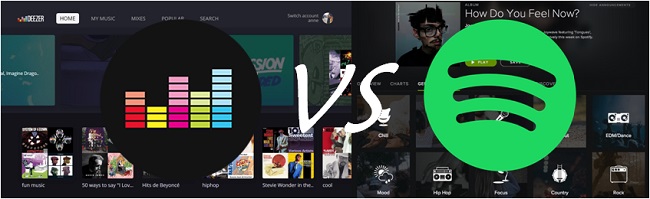 compare spotify to deezer