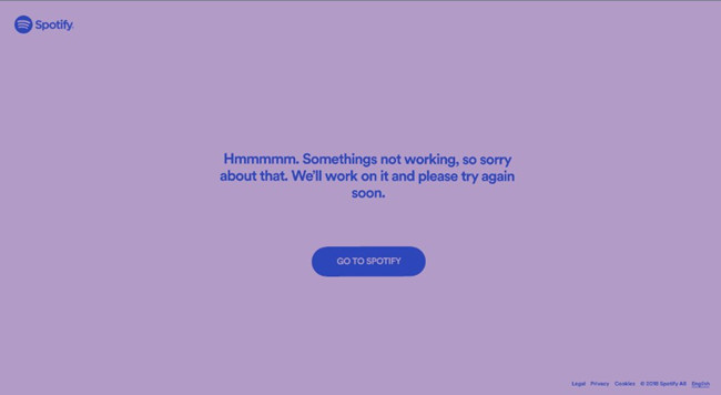 spotify wrapped something not working