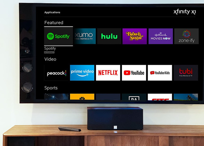 spotify on xfinity
