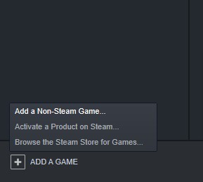 steam client add a game