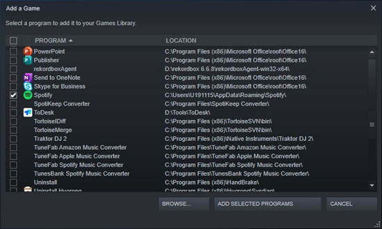 steam deck library non steam